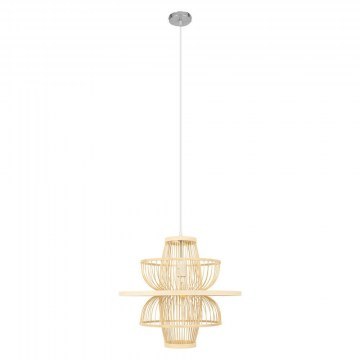 Ceiling Lamp Bali 00861 1xΕ27 D45x42,5cm Beige GloboStar