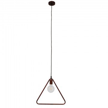 Φωτιστικό Οροφής Delta 01581 1xΕ27 38x4x33cm Rust GloboStar