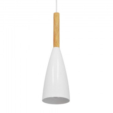 Ceiling Lamp Dillon 00876 1xΕ27 D11x36cm White GloboStar