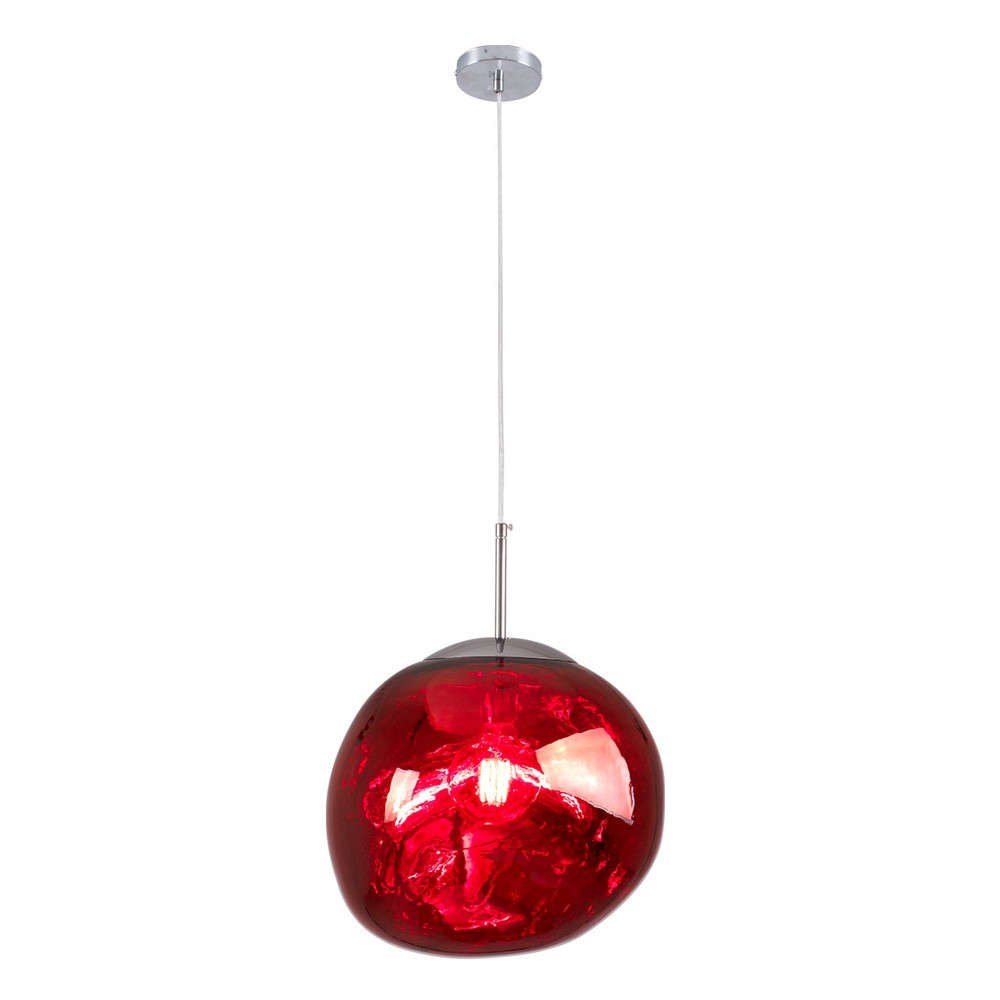 Φωτιστικό Οροφής Dixar 00763 1xΕ27 Φ36x45cm Red GloboStar