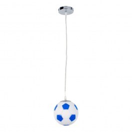 Φωτιστικό Οροφής Παιδικό Football 00644 1xΕ27 Φ15x18cm Ciel-White GloboStar CIEL-WHITE