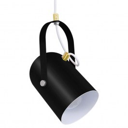 Φωτιστικό Οροφής Hazel 00930 1xΕ27 Φ12x27cm Satin Black GloboStar BLACK