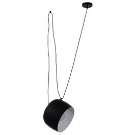 Ceiling Lamp Jasper 01373 1xΕ27 D25x22cm Black-White GloboStar BLACK-WHITE