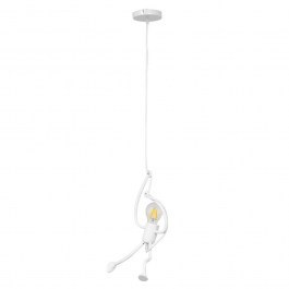 Ceiling Lamp Little Man 01651 1xΕ27 D20x40cm White GloboStar WHITE