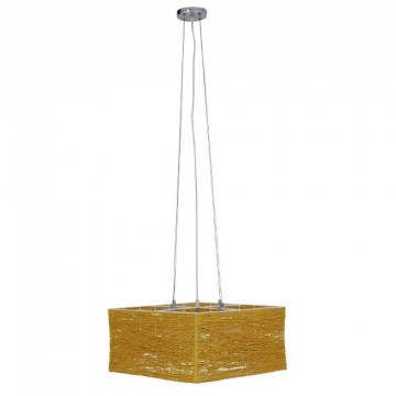 Ceiling Lamp Long Bay 01629 5xE27 40x40x22,5cm Brown GloboStar