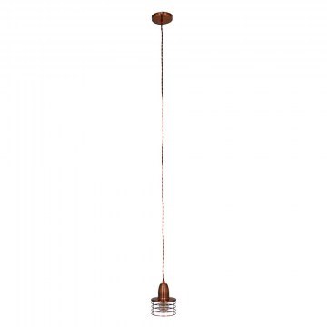 Ceiling Lamp Manhattan 01453 1xΕ27 D11x14cm Copper GloboStar