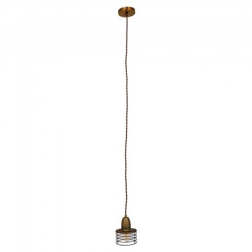 Ceiling Lamp Manhattan 01454 1xΕ27 D11x14cm Gold GloboStar