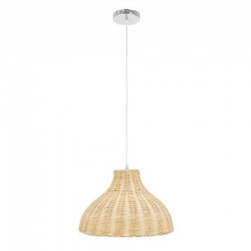 Φωτιστικό Οροφής Mayotte 00724 1xΕ27 Φ40x28cm Beige GloboStar