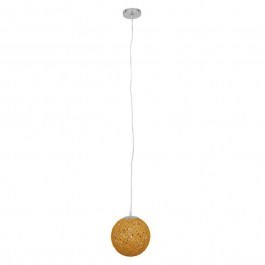Ceiling Lamp Oceana 01200 1xΕ27 D20x20cm Beige GloboStar BEIGE-GOLD