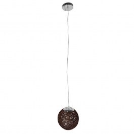 Ceiling Lamp Oceana 01354 1xΕ27 D20x20cm Brown GloboStar BROWN