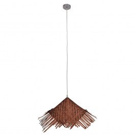 Ceiling Lamp Ricehat 01667 1xΕ27 D70x25cm Dark Brown GloboStar DARK BROWN