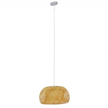 Ceiling Lamp San Tropez 01626 1xΕ27 D38x22cm Brown GloboStar