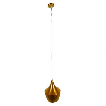 Ceiling Lamp Shanghai 01544 1xΕ27 D24x30cm Gold GloboStar