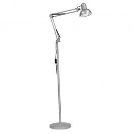 Φωτιστικό Δαπέδου Audrey 01469 1xE27 Φ15cm 73cm Silver GloboStar SILVER