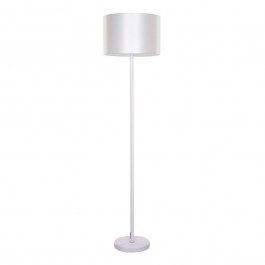 Φωτιστικό Δαπέδου Ashley 00823 1xE27 Με Καπέλο Φ35cm 145cm White GloboStar WHITE