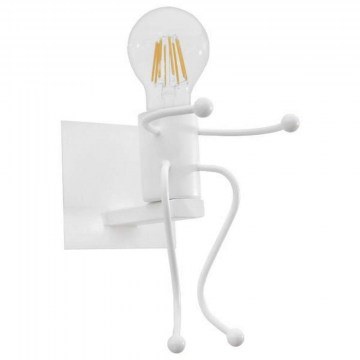 Wall Lamp - Sconce Little Man 01389 1xE27 12x19x17cm White GloboStar