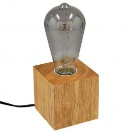 Table Lamp Cube 99405 1xE27 8x8x8cm Natural GloboStar GloboStar NATURAL