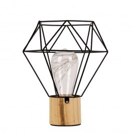 Φωτιστικό Επιτραπέζιο Antler 01441 Led Φ19cm 19x19x23cm Black GloboStar BLACK