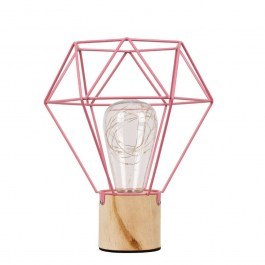 Φωτιστικό Επιτραπέζιο Antler 01442 Led Φ19cm 19x19x23cm Pink GloboStar PINK