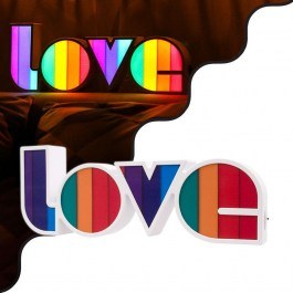 Φωτιστικό Επιτραπέζιο Επαναφορτιζόμενο Colors Love 76550  Led 2W 36x13,5x4,8cm Multi GloboStar MULTI