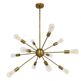 Φωτιστικό Οροφής Milano 01485 12xE27 Φ80x78cm Gold GloboStar GOLD