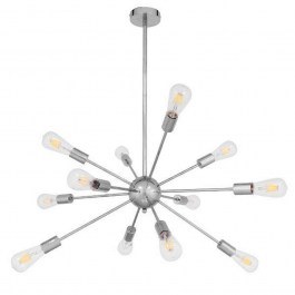 Φωτιστικό Οροφής Milano 01487 12xE27 Φ80x78cm Nickel GloboStar NICKEL