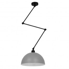 Φωτιστικό Οροφής Lotus 00937 1xE27 Φ30x21cm Grey GloboStar GREY