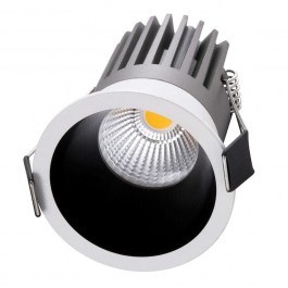 Φωτιστικό Οροφής - Σποτ Χωνευτό Micro-B 60240 7W Led Φ6x7,8cm White-Black GloboStar WHITE-BLACK