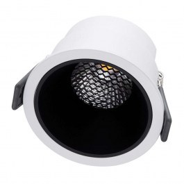 Φωτιστικό Οροφής - Σποτ Χωνευτό Pluto-M 60252 10W Led Φ8,4x5,9cm White-Black GloboStar WHITE-BLACK