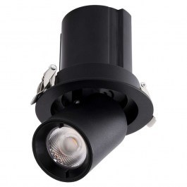 Ceiling Lamp - Recessed Spot Virgo-S 60305 7W Led Φ9x9cm Black GloboStar BLACK