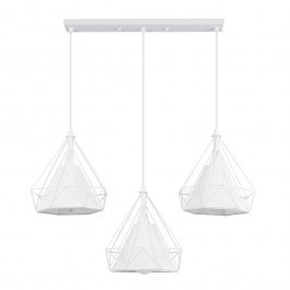 Ceiling Lamp Eiffel 61570 E27 68x25x130cm White GloboStar WHITE
