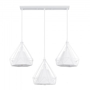 Ceiling Lamp Eiffel 61570 E27 68x25x130cm White GloboStar