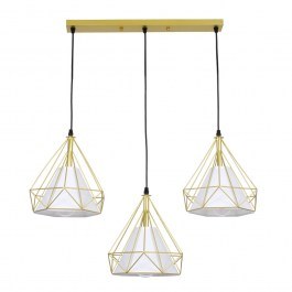 Ceiling Lamp Eiffel 61571 E27 68x25x130cm Gold GloboStar GOLD