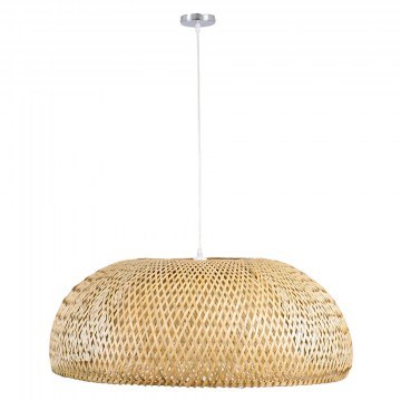 Φωτιστικό Οροφής San Tropez 00674 E27 Φ80x28cm Natural GloboStar
