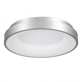 Φωτιστικό Οροφής Πλαφονιέρα Salem 61234 Led 75W Φ45cm Silver GloboStar SILVER