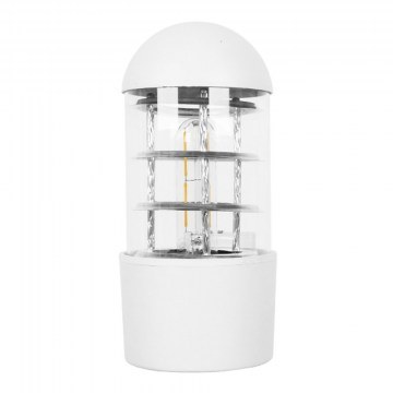 Wall Lamp - Wall Lamp Newi 01418 E27 11x17x23cm White GloboStar