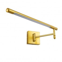 Φωτιστικό Τοίχου - Απλίκα  Frida 60459 Led 12W 51x9x10cm Gold GloboStar GOLD