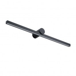 Φωτιστικό Τοίχου - Απλίκα Rosa 60450 Led 12W 60x15x7cm Black GloboStar BLACK