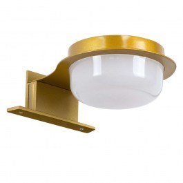 Φωτιστικό Τοίχου - Απλίκα Kiara 60401 Led 5W 10x13x3cm IP44 Gold GloboStar GOLD
