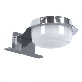 Φωτιστικό Τοίχου - Απλίκα Kiara 60402 Led 5W 10x13x3cm IP44 Silver GloboStar SILVER