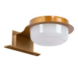 Φωτιστικό Τοίχου-Απλίκα Kiara 60403 10x13x3cm LED 5W 560lm IP44 Bronze GloboStar BRONZE