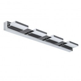 Φωτιστικό Τοίχου - Απλίκα Karla 60456  Led 14W IP44 60x9x5cm Silver GloboStar SILVER