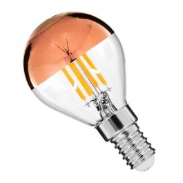 Λαμπτήρας Led Filament 99109 G45 E14 4W 420lm Dimmable Clear-Bronze GloboStar CLEAR-BRONZE