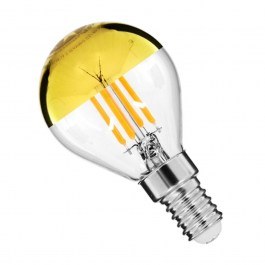 Λαμπτήρας Led Filament 99105 G45 E14 4W 420lm Dimmable Clear-Gold GloboStar CLEAR-GOLD
