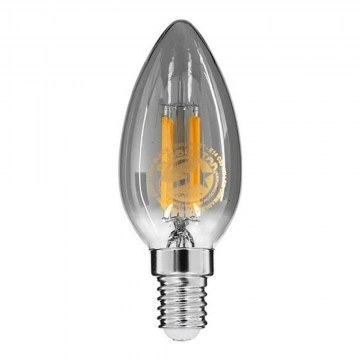 Lamp Edison Retro Led Filament Dimmable 99061 E14 4W 400lm 2700K Fume GloboStar