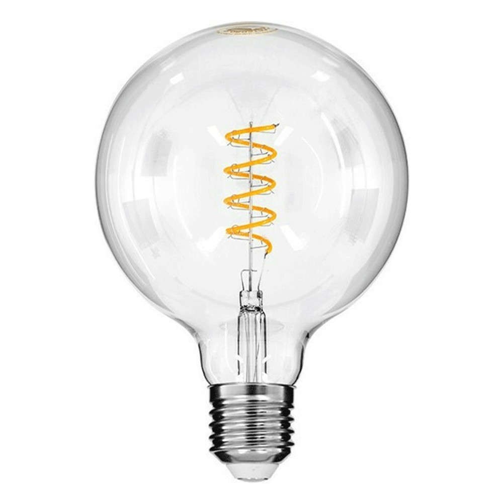 Λαμπτήρας Edison Retro Led Soft Filament Dimmable Spiral 99137 E27 G125 6W 510lm 2700K Dimmable Clea [CLEAR]