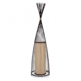 Φωτιστικό Δαπέδου Azores 01756 Φ40x150cm 1xE27 Dark Brown GloboStar DARK BROWN