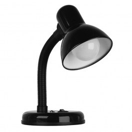 Φωτιστικό Επιτραπέζιο Student 01530 Φ12x32cm 1xE27 Black GloboStar BLACK