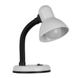 Φωτιστικό Επιτραπέζιο Student 01531 Φ12x32cm 1xE27 Black-White GloboStar BLACK-WHITE