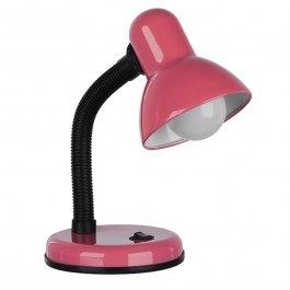 Φωτιστικό Επιτραπέζιο Student 01534 Φ12x32cm 1xE27 Pink GloboStar PINK